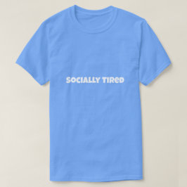 ソーシャルに疲れた人向けの面白いTシャツ Tシャツ