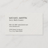 ソーシャルアイコン | ソーシャルメディアマーケティング名刺 名刺 (裏面)