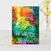 ソーシャルカラフル配布用単語グリーティングカード カード (黄色い花)