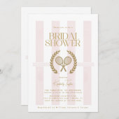 ソーシャルクラブテニスクラブブライダルシャワー 招待状 (正面/裏面)