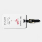 ソーシャルクラブピンクカクテルバチェロレッテ週末 ラゲッジタグ (正面横)