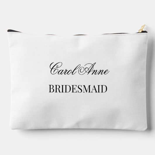 ソーシャルクラブピンクカクテルブリデスメイドメイドメイクアップ アクセサリーポーチ (裏面)