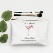 ソーシャルクラブピンクカクテルブリデスメイドメイドメイクアップ アクセサリーポーチ