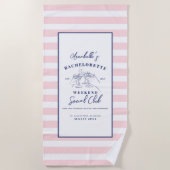 ソーシャルクラブプリッピー ブライズメイドパーティー ビーチタオル (正面)