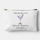 ソーシャルクラブラベンダーカクテルガールズトリップスモール アクセサリーポーチ (正面)