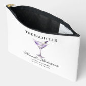 ソーシャルクラブラベンダーカクテルガールズトリップラージ アクセサリーポーチ (見開き)