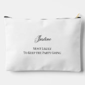 ソーシャルクラブラベンダーカクテルガールズトリップラージ アクセサリーポーチ (裏面)