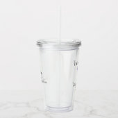 ソーシャルクラブラベンダーカクテルザ・バッハ女子トリップ アクリルタンブラー (右)