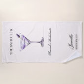 ソーシャルクラブ ラベンダーカクテル The Bach Girls Trip ビーチタオル (正面)