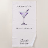 ソーシャルクラブ ラベンダーカクテル The Bach Girls Trip ビーチタオル (正面)