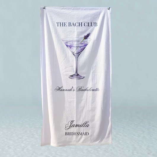 ソーシャルクラブ ラベンダーカクテル The Bach Girls Trip ビーチタオル