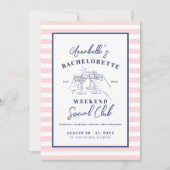 ソーシャルクラ名門私立校風のブバチェロレッテ 招待状 (正面)