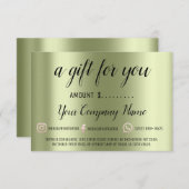 ソーシャルグリーンモダンロゴ (正面/裏面)