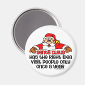 ソーシャルサンタユーモア マグネット (正面/裏面)