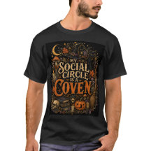 ソーシャルサークルはコーヴァン ハロウィンTシャツ,