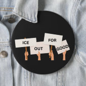 ソーシャルジャスティス ICE反対 缶バッジ (インサイチュ)