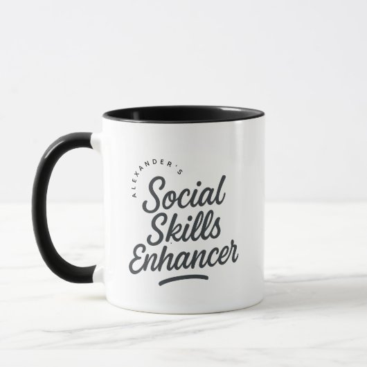 ソーシャルスキル向上ギフトコーヒー（名入れ可） マグカップ (左)