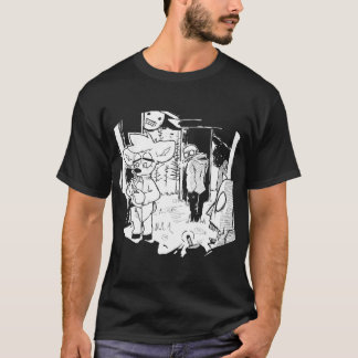 ソーシャルスモーカー男子家族 Tシャツ