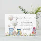 ソーシャルディスタンシング　バースデー　郵便での招待 招待状 (スタンド正面)