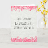 ソーシャルディスタンスで想い出 カード (黄色い花)