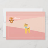 ソーシャルディスタンスのベビーシャワー招待状 招待状 (裏面)