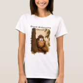 ソーシャルディスタンスの達人サスクワッチ Tシャツ (正面)
