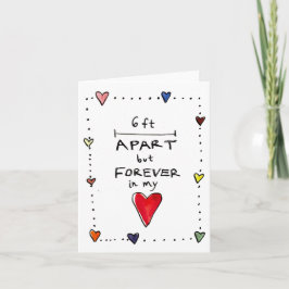 ソーシャルディスタンスカード |考えのカード カード