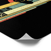 ソーシャルディスタンス専門ゲームヴィンテージビデオゲーマー ポスター (角)