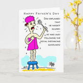 ソーシャルディスタンス ユニーク スパイダー 父の日 カード (黄色い花)