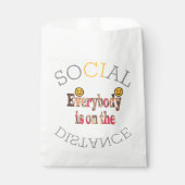 ソーシャルディスタンス 最新のCOVID19  inspirationalアイデア フェイバーバッグ (正面)