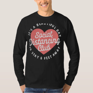 ソーシャルディッシングクラブステイ6足 遠くに おもしろい Tシャツ