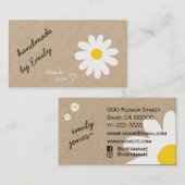 ソーシャルデイジーで手作りのソーシャルメディアが大好き 名刺 (正面/裏面)