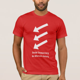 ソーシャルデモクラシー:もう一つの歴史 赤Tシャツ Tシャツ