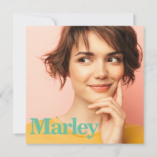 ソーシャルノテカードシンプルプロフェッショナルかわいいおもしろい写真 ノートカード (裏面)