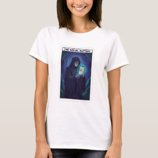 ソーシャルバッテリーの内向的ユーモア | 低エネルギー Tシャツ