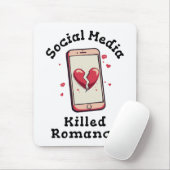 ソーシャルメディアがロマンスを殺した マウスパッド (マウス)