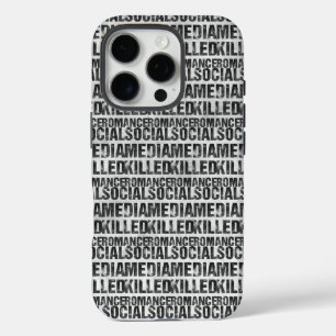 ソーシャルメディアがロマンスを殺した iPhone 16 PROケース