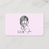 ソーシャルメディアつながりQRコードロゴサロン 名刺 (正面)