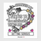 ソーシャルメディアでステッカーが変更された シール (シート)