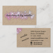 ソーシャルメディアで名前を使って手づくったスターが大好き 名刺 (正面/裏面)