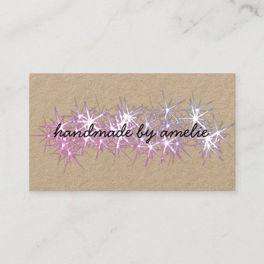 ソーシャルメディアで名前を使って手づくったスターが大好き 名刺 (正面)