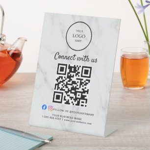 ソーシャルメディアで当店とつながる インスタグラム フェイスブック 台座サイン