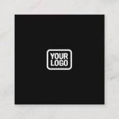 ソーシャルメディアとつながる Instagram TikTok X QR スクエア名刺 (裏面)