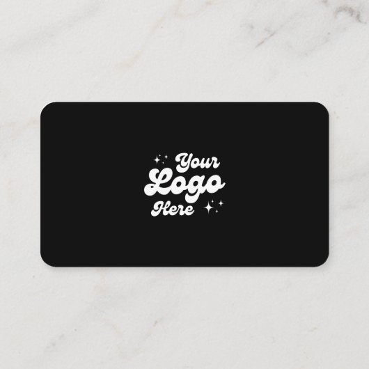 ソーシャルメディアと接続QRコードブラック 名刺 (裏面)