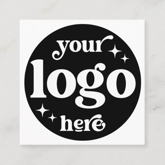 ソーシャルメディアと米国の接続のカスタムプロフェッショナル スクエア名刺 (正面)