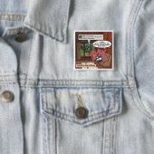 ソーシャルメディアに精通した3頭の豚 缶バッジ (インサイチュ)