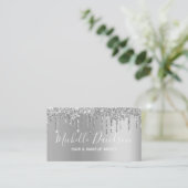 ソーシャルメディアのアイコパーソナライズされたン – -Glam & グリッター 名刺 (スタンド正面)