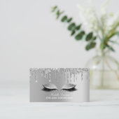 ソーシャルメディアのアイコパーソナライズされたン – -Glam & グリッター 名刺 (スタンド正面)