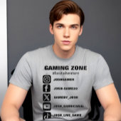 ソーシャルメディアのアイコンのプロモーション Tシャツ