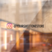 ソーシャルメディアのアイコン & あなたのインスタグラムの名前 ウィンドウサイン (シート2)